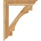 Ekena Millwork Merced Traditional Rough Sawn Bracket, Western Red Cedar, 6"W x 40"D x 48"H BKT06X40X48MRC01RWR - alternate 4